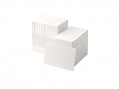 PVC plain white cards -  100 Pack