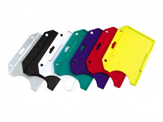 Rigid Card Holder Open-Face (Horizontal) - 5 Pack