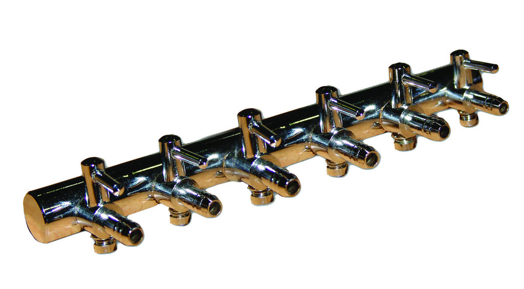 6 Outlet Copper Air Divider