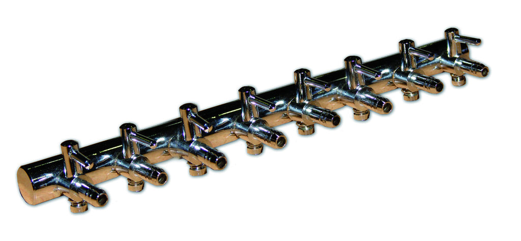 8 Outlet Copper Air Divider