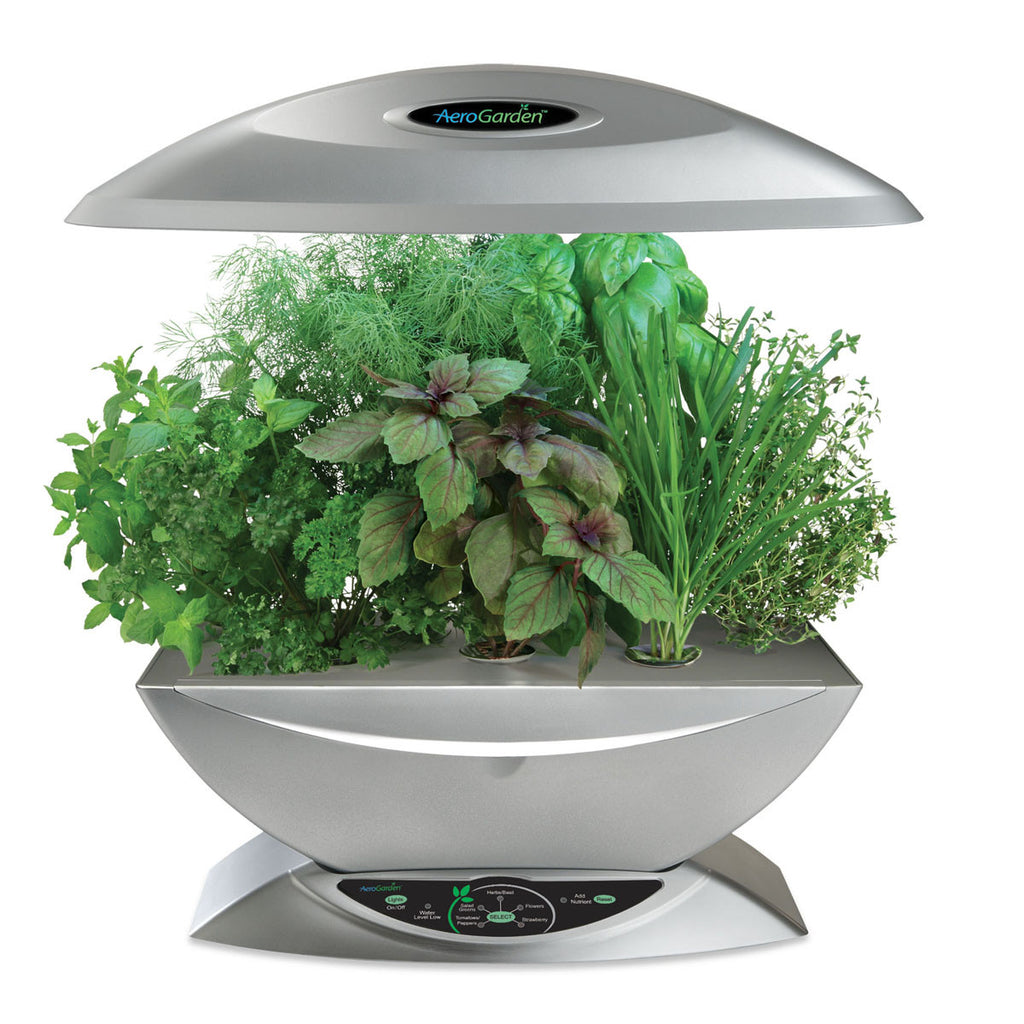 AeroGarden 7  Silve w/Gourmet Herb & Grow Anything Kit
