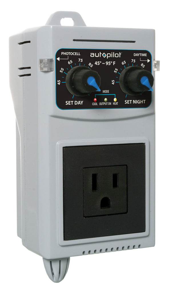 Analog 24hr Day & Night Cooling/Heating Therm
