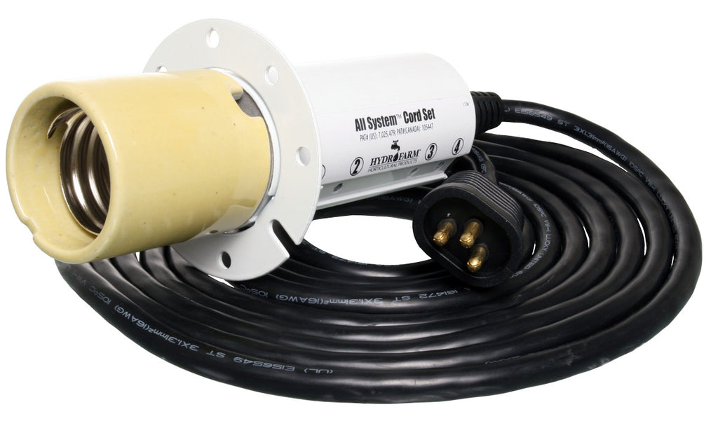 All System Vertical Cordset w/15' cord
