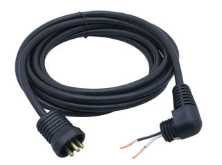 15.5' 16/3 600V Male Lock&Seal Cord w/90° Strain Relief