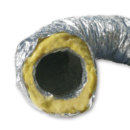 10" x 33' Fully Insulated Air Duct w/Clamps