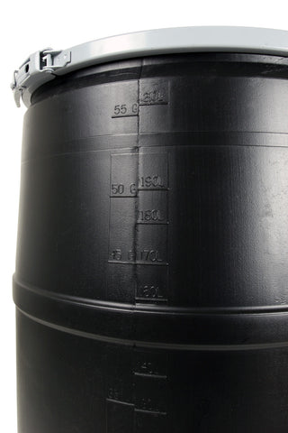 55 Gal Drum w/Solid Lid & Lock