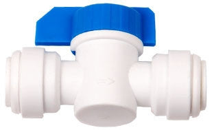 1/4" QC x 1/4" QC Inline Shut Off Valve