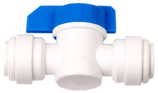 3/8" QC x 3/8" QC inline shut off valve