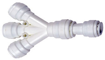 3/8" QC 3-Way Splitter