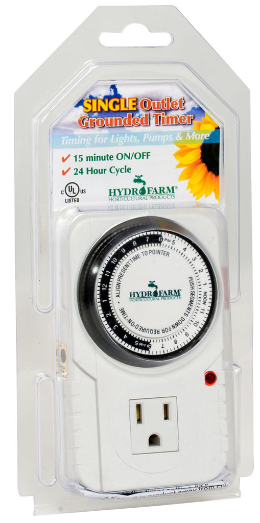 15A, 24 Hour, Grounded Timer, 1725w
