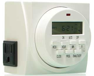 7 Day Dual Outlet Digital Timer